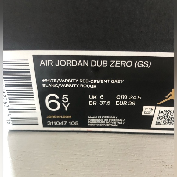 Air Jordan Dub Zero -Cement Gray - Picture 9 of 9